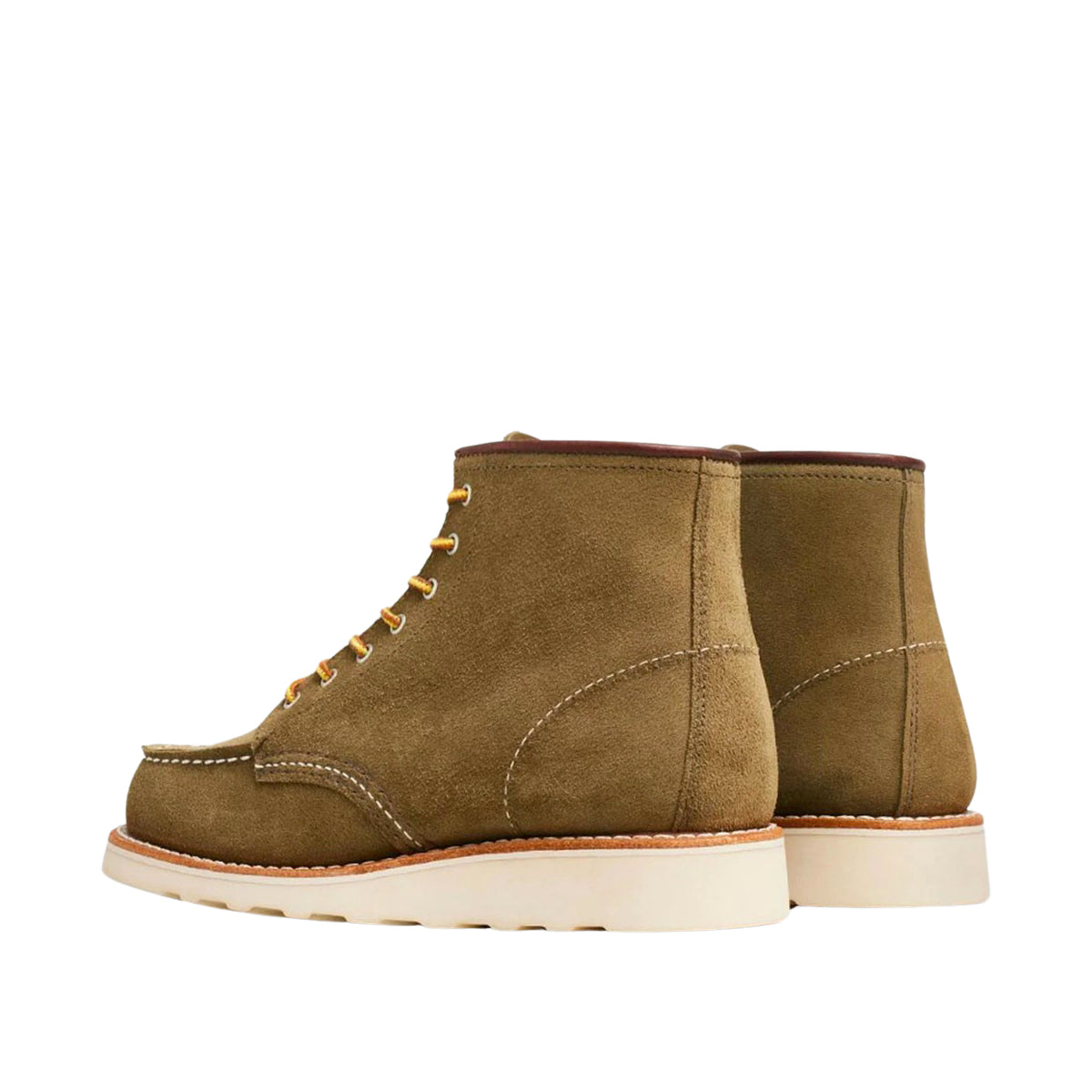 Red wing moc toe clearance olive mohave