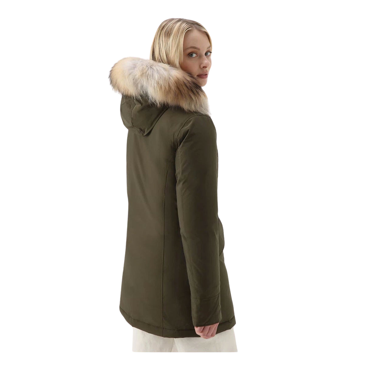 Woolrich Arctic Parka Luxury Women's Jacket with Removable Green Fur