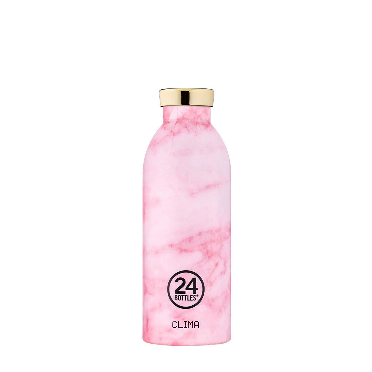 Bottiglia Termica 24 Bottles Clima 500ml Rosa Marmorizzato su Brubaker –  Brubaker Store