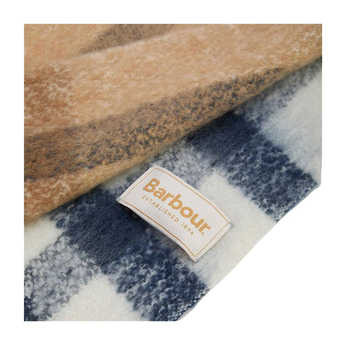 Sciarpa A Quadri Tartan Donna - Morbida E Calda In Acrilico Effetto Cashmere - Stola Grande Con Frange - 3