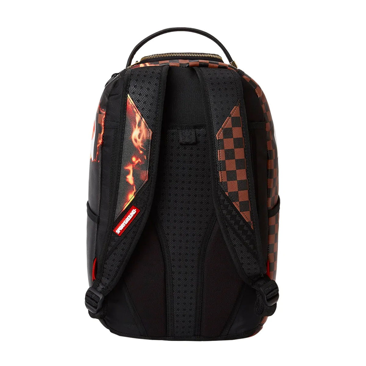 SPRAYGROUND ZAINO BURNT SHARKS IN PARIS BACKPACK NERO/MARRONE