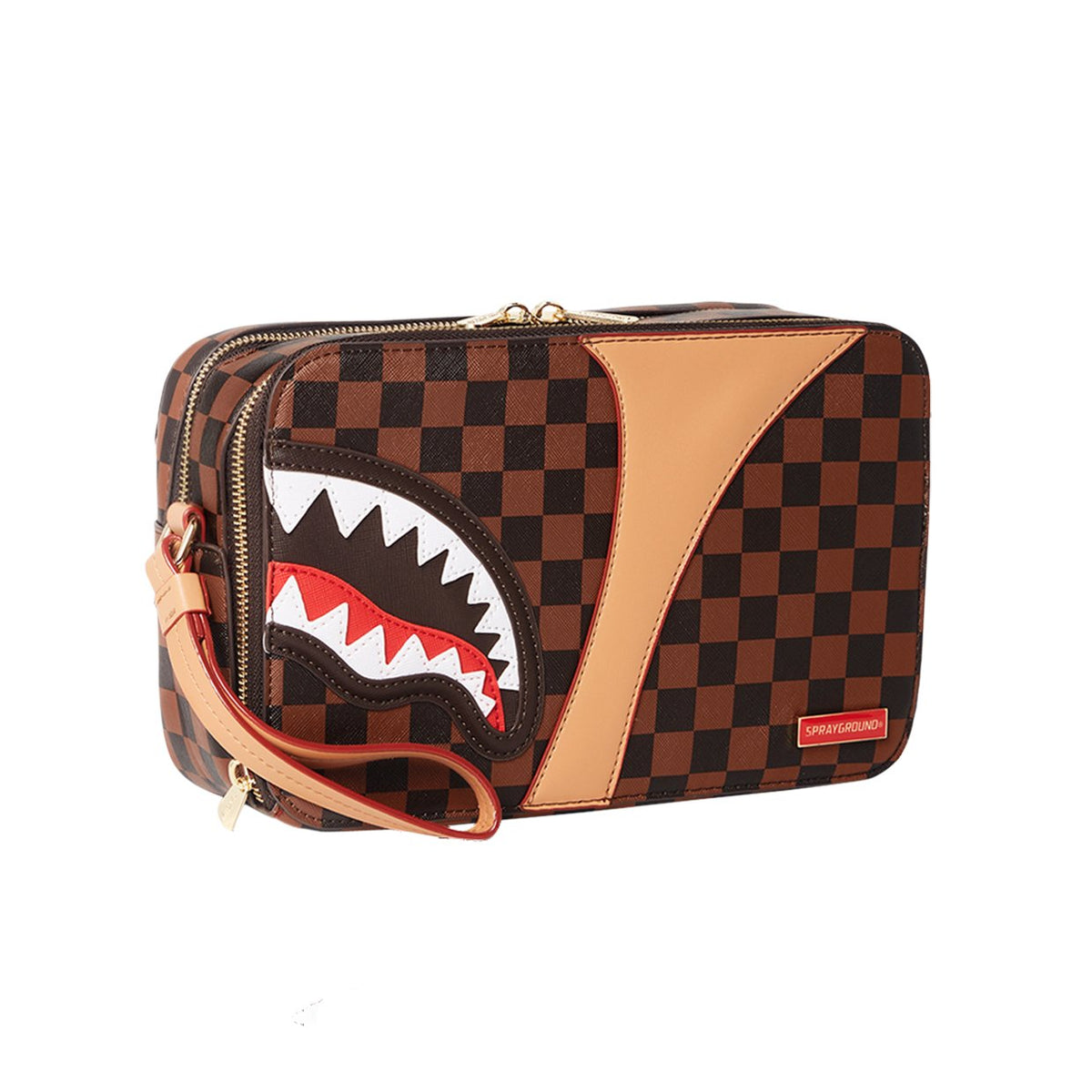 Pochette Sprayground Henny Air To The Throne Marrone su Brubaker Store