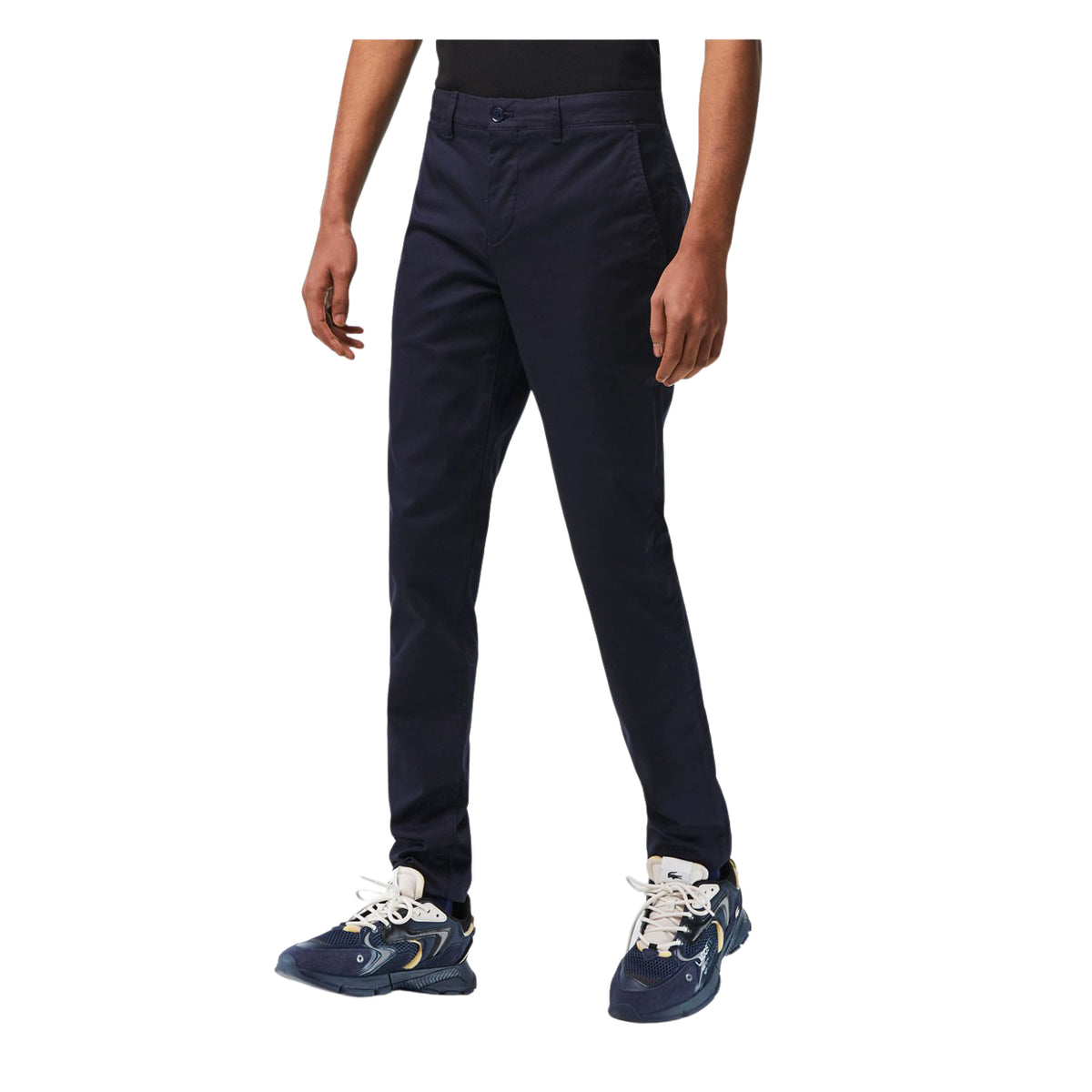 Men's Lacoste Chino Slim Fit New Classic Blue (HDE) Pants on