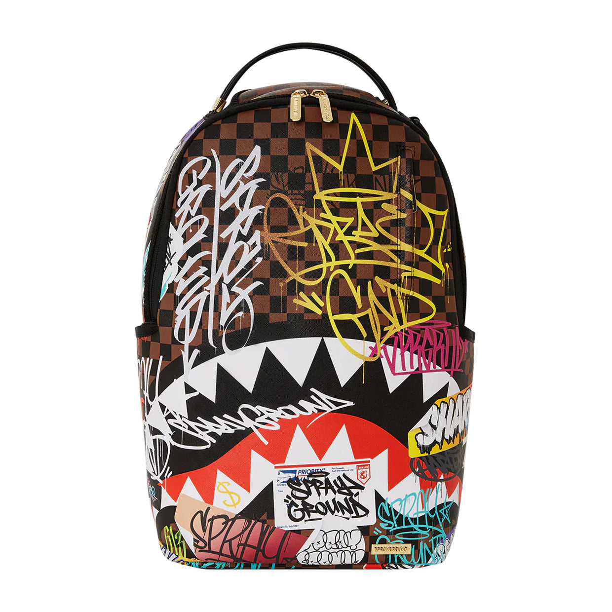 Sprayground Zaino Sharks In Paris Painted Dlxvf 910b5137nsz, brown