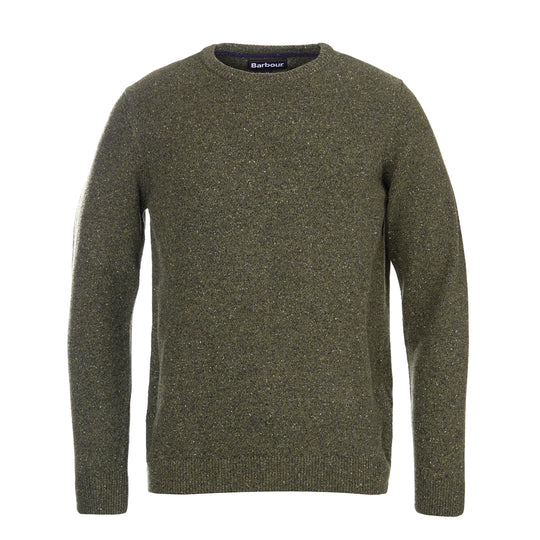 Maglione Barbour Essential Tisbury Verde Melange