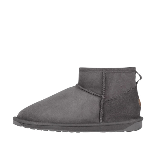 Women's Emu Stinger Micro Ankle Boots Charcoal Gray