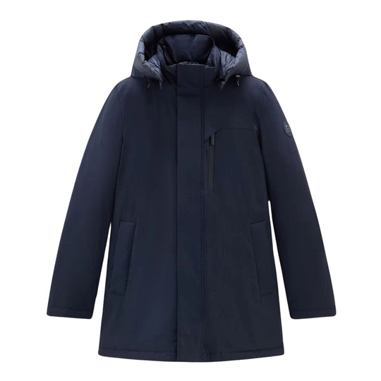 Herrenjacke Woolrich Mountain Stretch Parka Blau