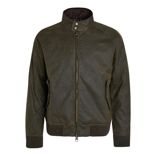 Herrenjacke Baracuta x Barbour Porton Wachsmantel Grün 