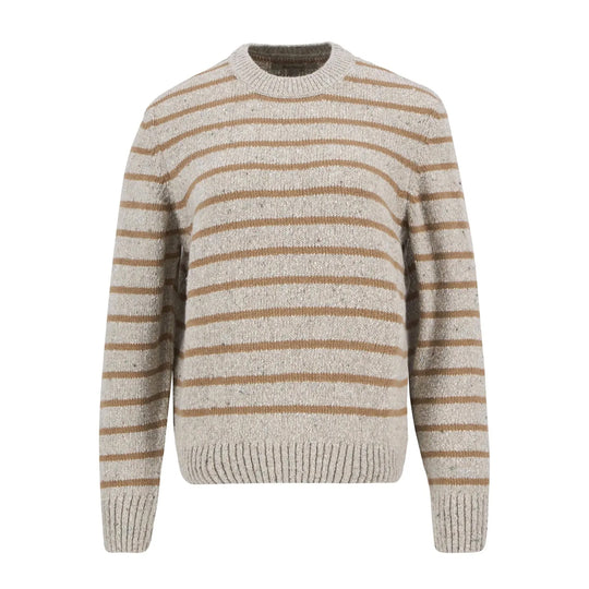 Maglione Donna Barbour Claydon Righe Grigio