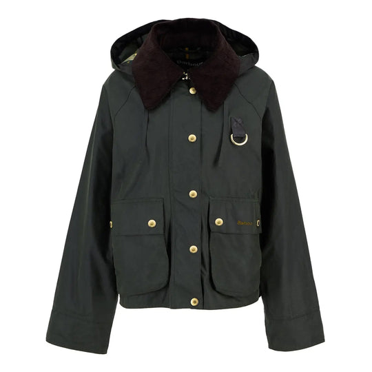 Giubbino Donna Barbour Reighton Spey Verde