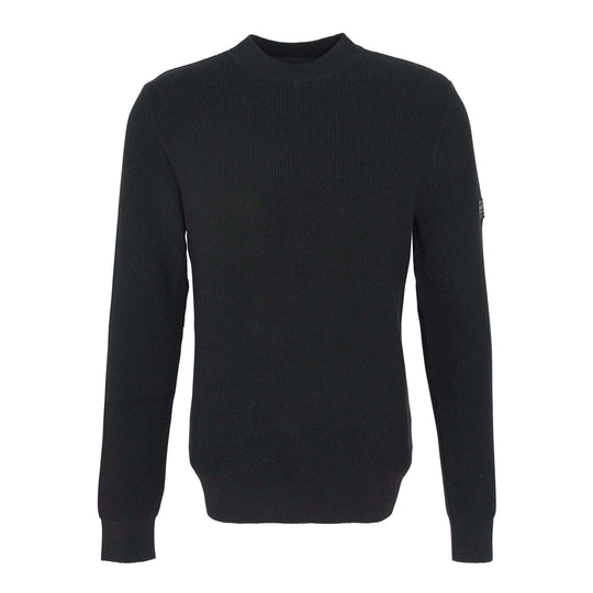 Herren-Pullover Barbour International Rundhals Crawley Schwarz