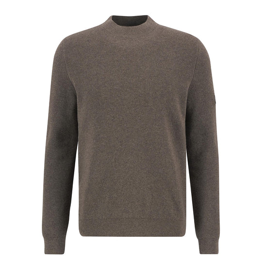 Herren-Pullover Barbour International Rundhals Crawley Schlamm