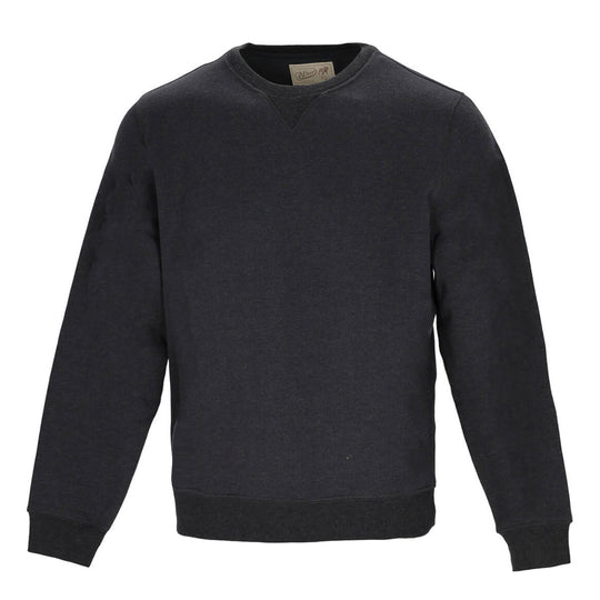 Herren Sweatshirt Bl'ker Rundhals Vermont Dunkelgrau Melange 