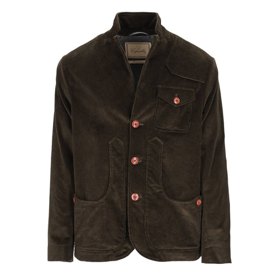 Men's Jacket Capalbio Maremmana Velvet Green