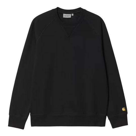 Sweatshirt Herren Carhartt WIP Rundhals Chase Schwarz