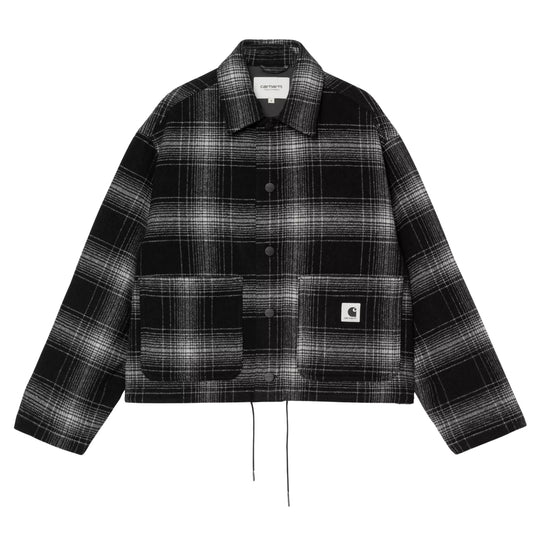 Camicia Donna Carhartt W/ Brennan Shirt Jac Nero/Bianco