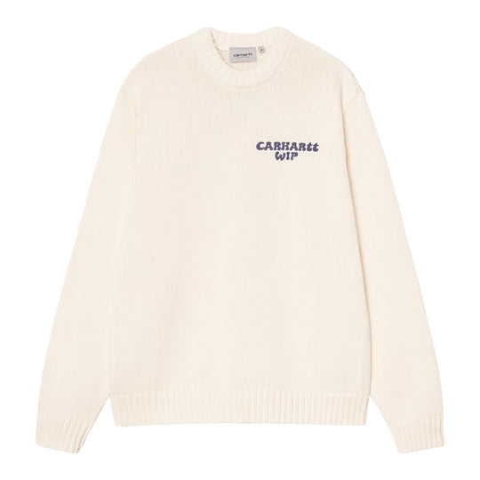Maglione Uomo Carhartt WIP Helix Sweater Panna