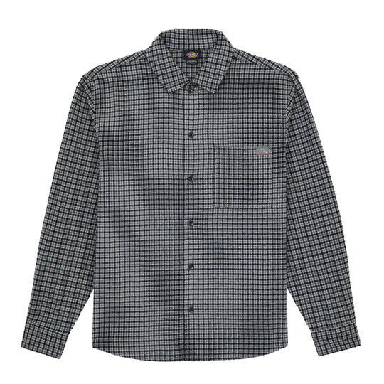 Herrenhemd Dickies Hendersonville L/S Shirt Schwarz/Beige