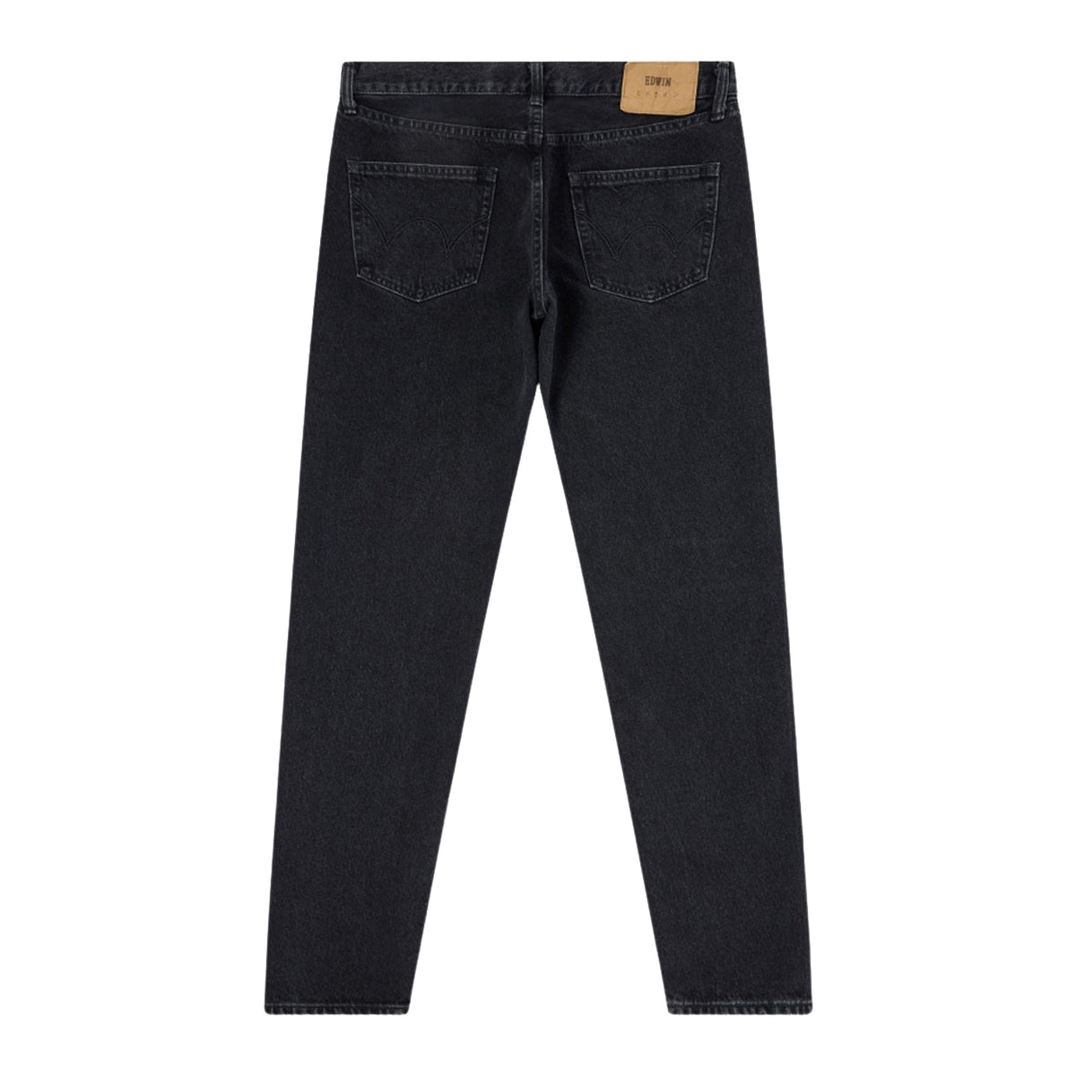 Men's Edwin Regular Tapered Kaihara 13oz Washed Black Jeans at Brubaker ...