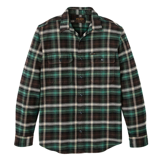 Herrenhemd Filson Vintage Flanell Arbeitshemd Grün Mehrfarbig
