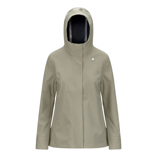 Women's Jacket K-Way Madalina Bonded Gray / Blue