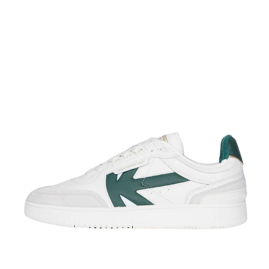 Men's Kaotiko Boston Piping Sneakers White/Green