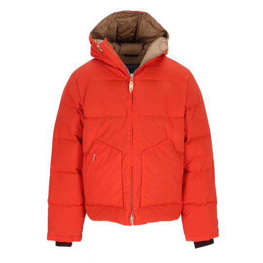 Herren-Daunenjacke Manifattura Ceccarelli Down Hooded Orange