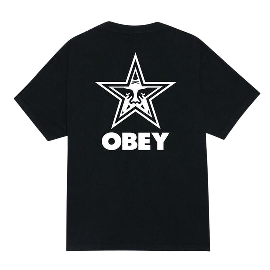 Men's Obey Bold Star Pigment T-shirt Black