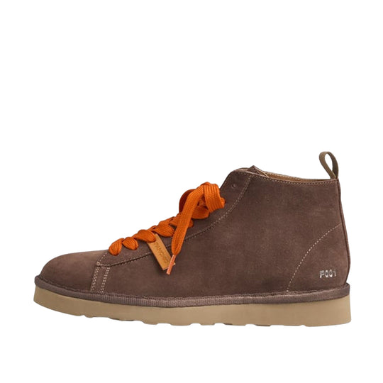 Herren Halbschuhe Panchic P001 Braun/Orange 