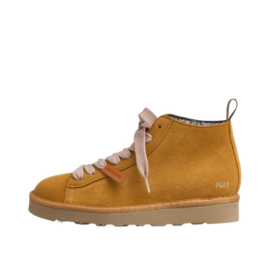 Women's Panchic P001 Derby Shoes Ochre/Pink