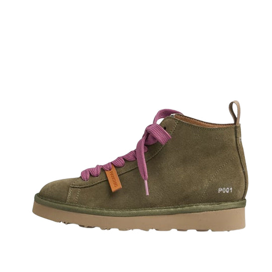 Women's Panchic P001 Derby Shoes Green/Fuchsia