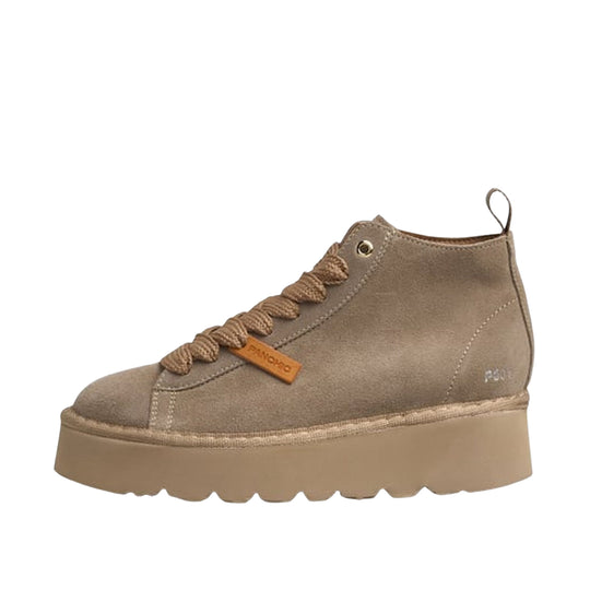 Women's Panchic Platform P003 Derby Shoes Walnut-Beige