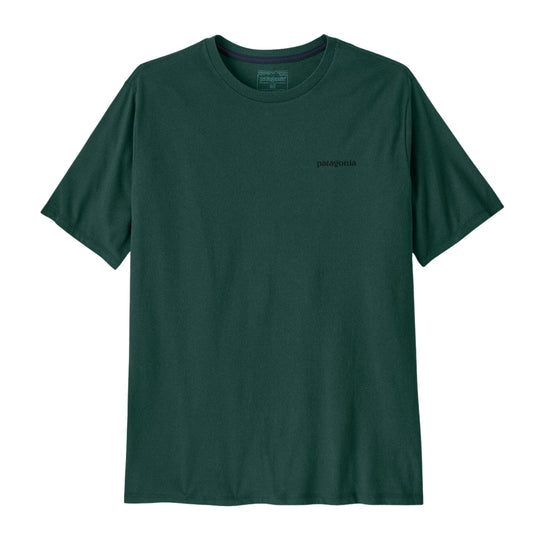 Men's T-shirt Patagonia P-6 Logo Responsibili-Tee Green