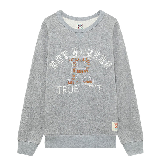 Felpa Uomo Roy Roger'S True Grit Grigio
