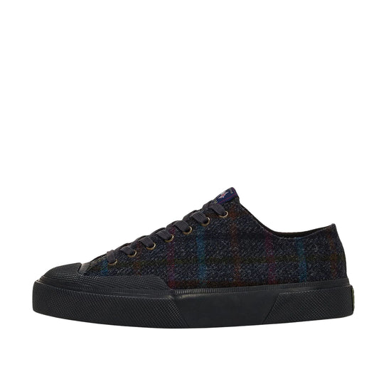 Men's Superga 2432 Works Wool Patchwork Blue Sneakers