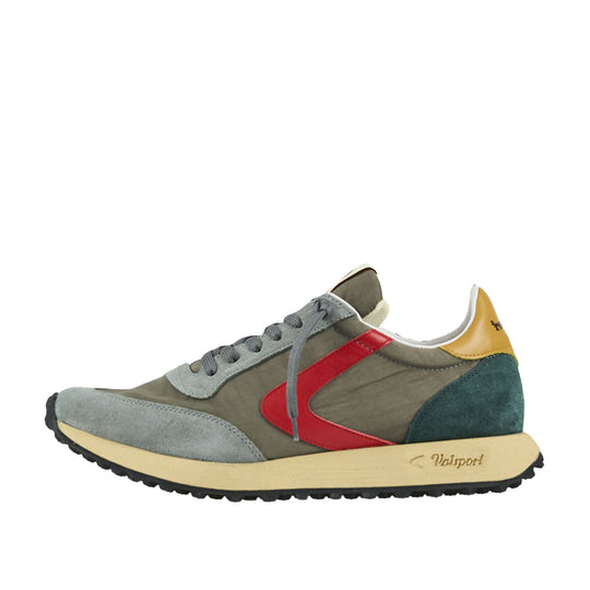 Herren Sneaker Valsport Start Nylon Vintage Grau / Rot