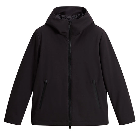 Herrenjacke Woolrich Pacific Softshell Schwarz