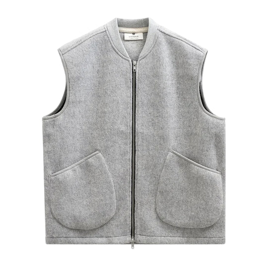 ANERKJENDT Herenbodywarmer AKROBIN - Lichtgrijs