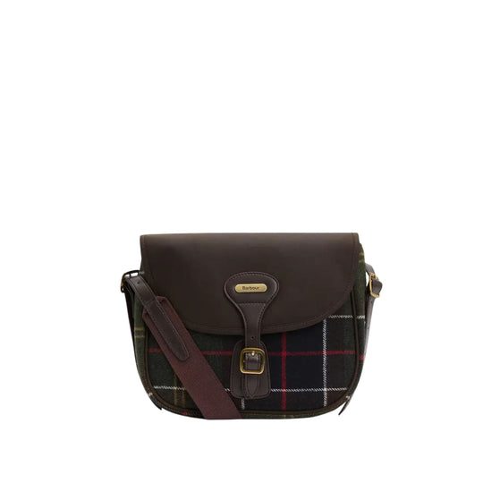 BARBOUR Borsa a Tracolla Donna CROMARTY - Verde/Blu