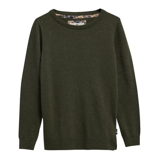 BARBOUR Maglia Donna Pendle Crew Knit - Verde