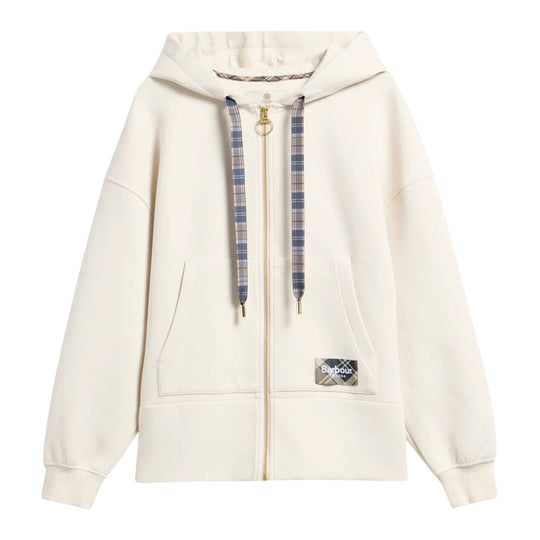 BARBOUR Felpa Donna con cappuccio DELILAH - Panna
