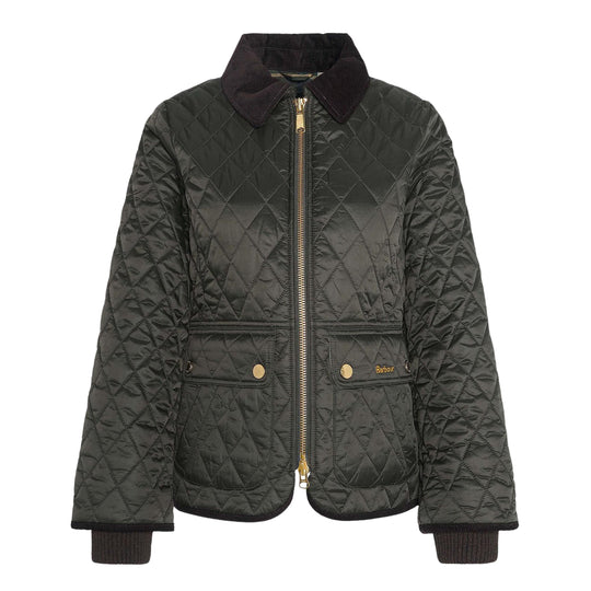 BARBOUR Giubbino Donna BEADNELL FITTED QUILTED - Verde