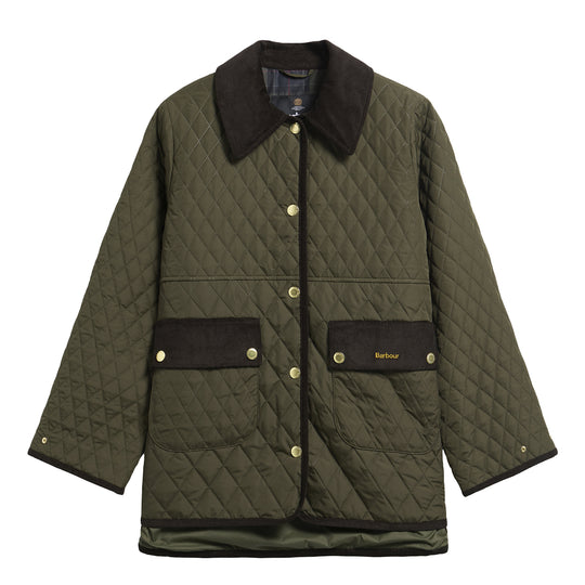 BARBOUR Giubbino Donna Trapuntato WHICKHAM - Verde