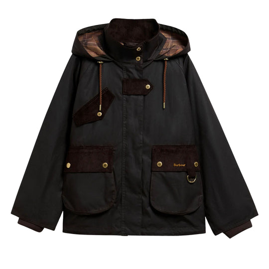 BARBOUR Giubbino cerato WILLOWMERE - Marrone