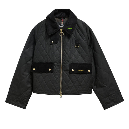 BARBOUR Giubbino Donna Trapuntato e Cerato SPEY ICONS - Nero