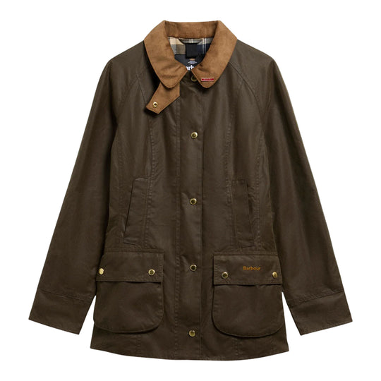BARBOUR Giacca cerata BEADNELL ICONS - Verde Salvia
