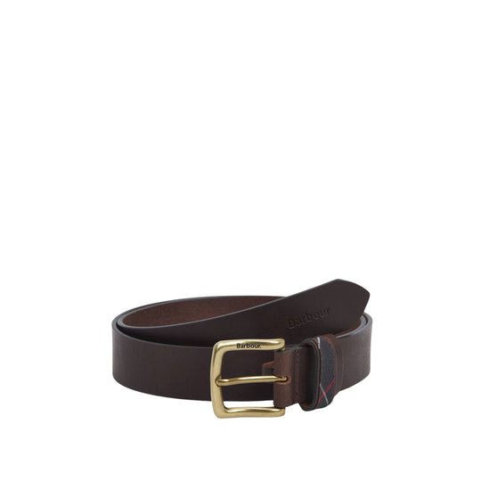 BARBOUR Cintura in pelle ESK - Marrone