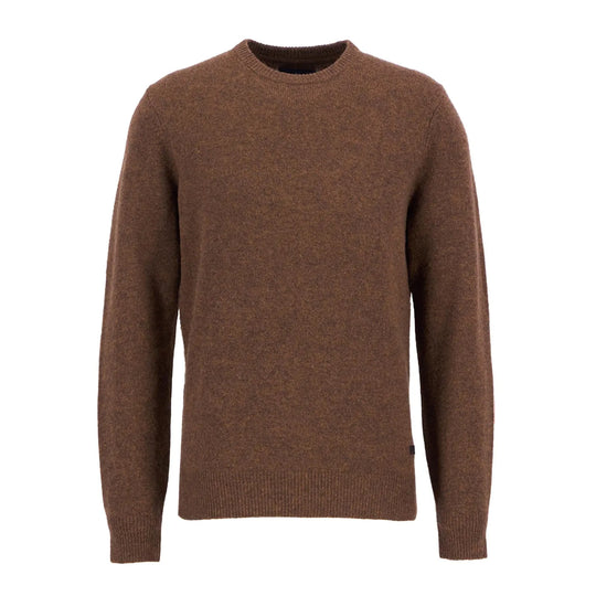 Maglione Uomo Barbour Essential Patch Marrone