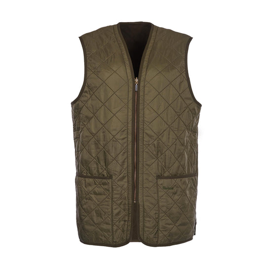 Gilet Uomo Barbour Polarquilt Zip-In Verde