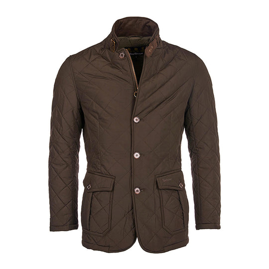 BARBOUR Giubbino Trapuntato Uomo Quilted Lutz - Oliva